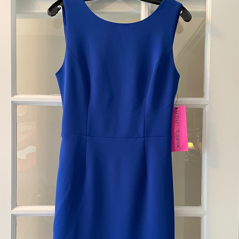 Sapphire blue Betsey Johnson cocktail dress - Picture 2 of 3